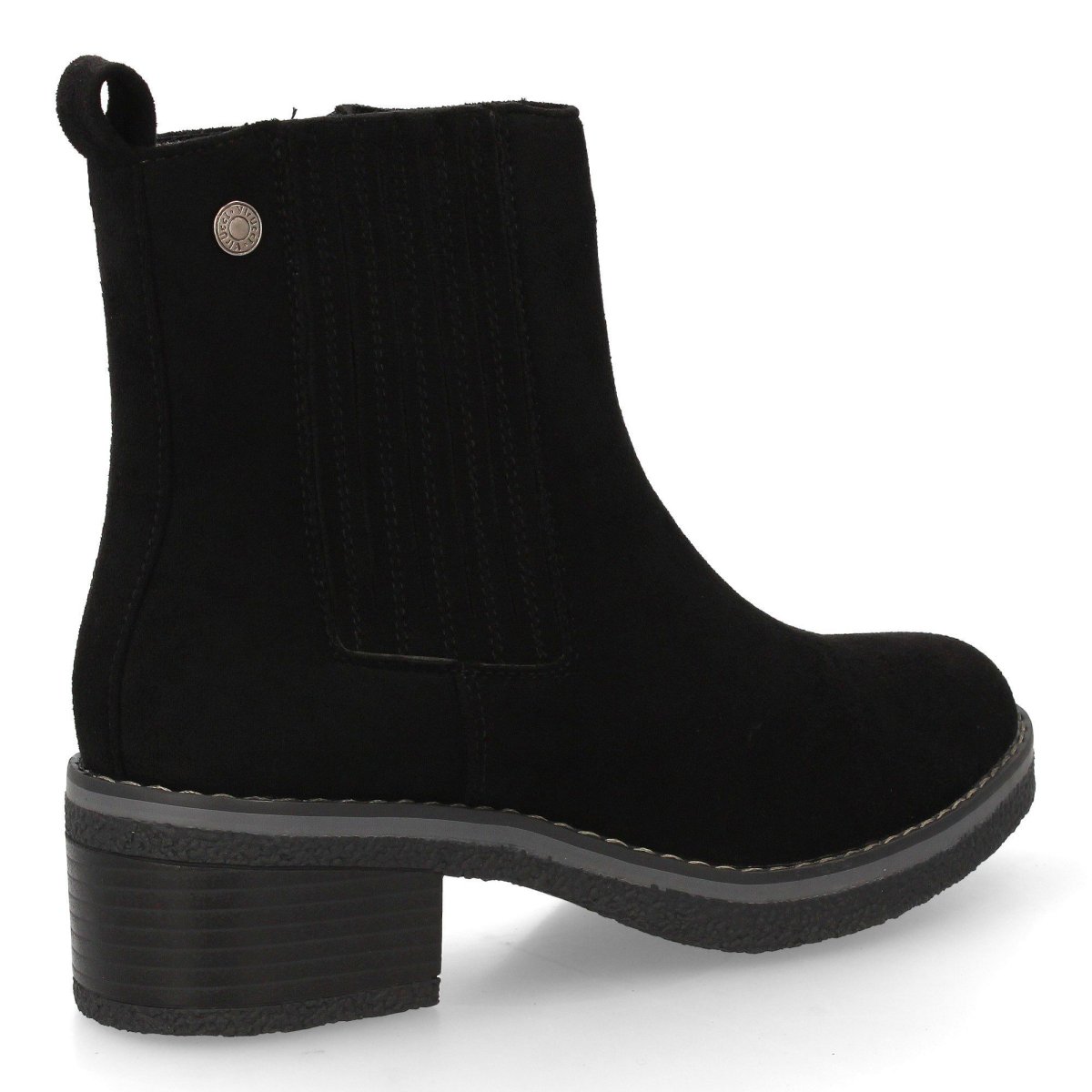 Botines negros tacón cremallera. - Imagen 5