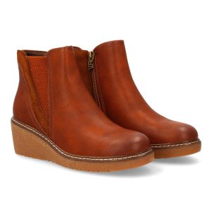 Botines cuero suela gruesa