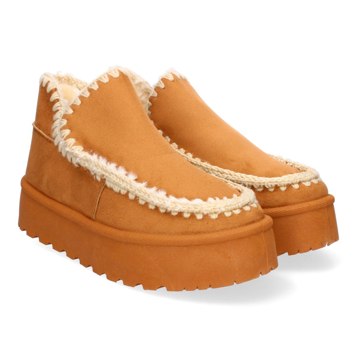 Botines bajos naranja cuero australianos - Imagen 2