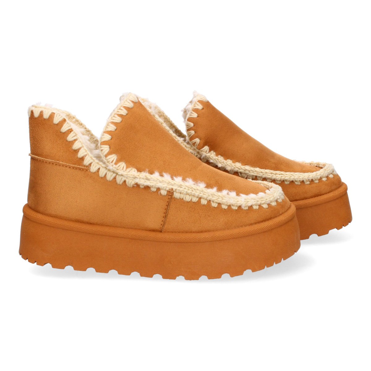 Botines bajos naranja cuero australianos - Imagen 6