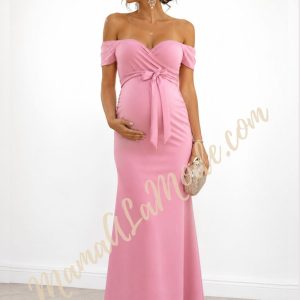 Vestido Materno Aitana Estilo Sirena Elegante y Juvenil para Fiesta