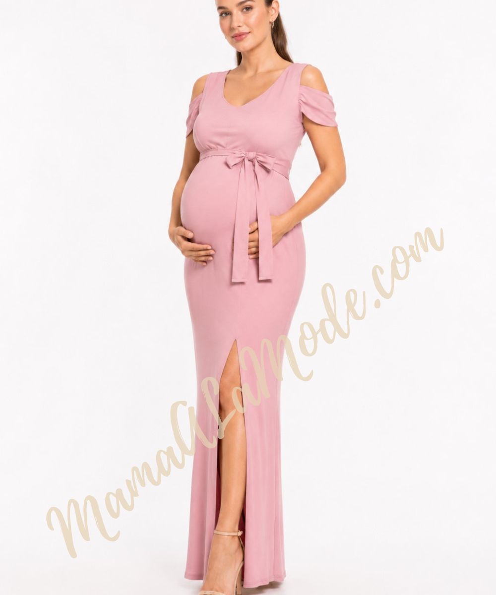 Vestido Materno Hadid corte Imperio para Fiesta - Imagen 3