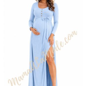 Vestido Largo para Embarazadas Megan – Estilo y Comodidad Total