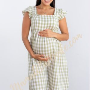 Vestido Materno Noa con amarre atrás