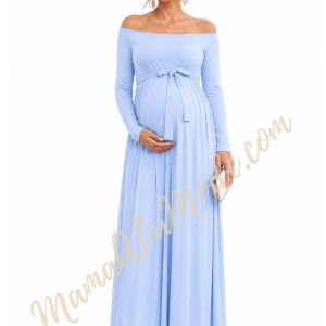 Vestido Materno Rafaela estilo Princesa Elegante y Juvenil para Fiesta