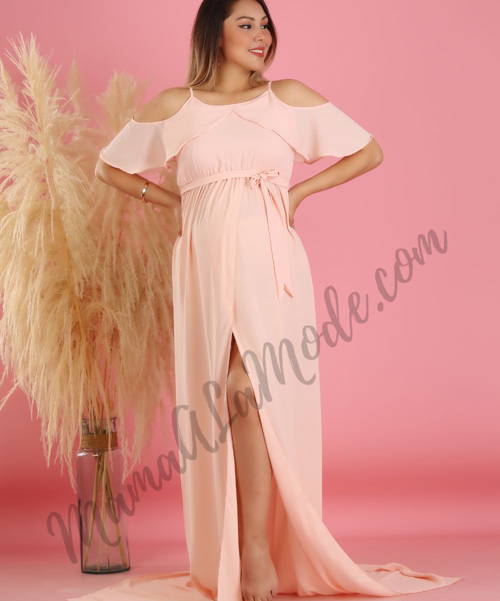Vestido Sesión de Fotos Beverly Nude - Imagen 3