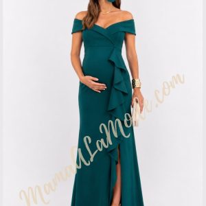 Vestido Materno Sharom Elegante y Sofisticado para BabyShower y Fiesta