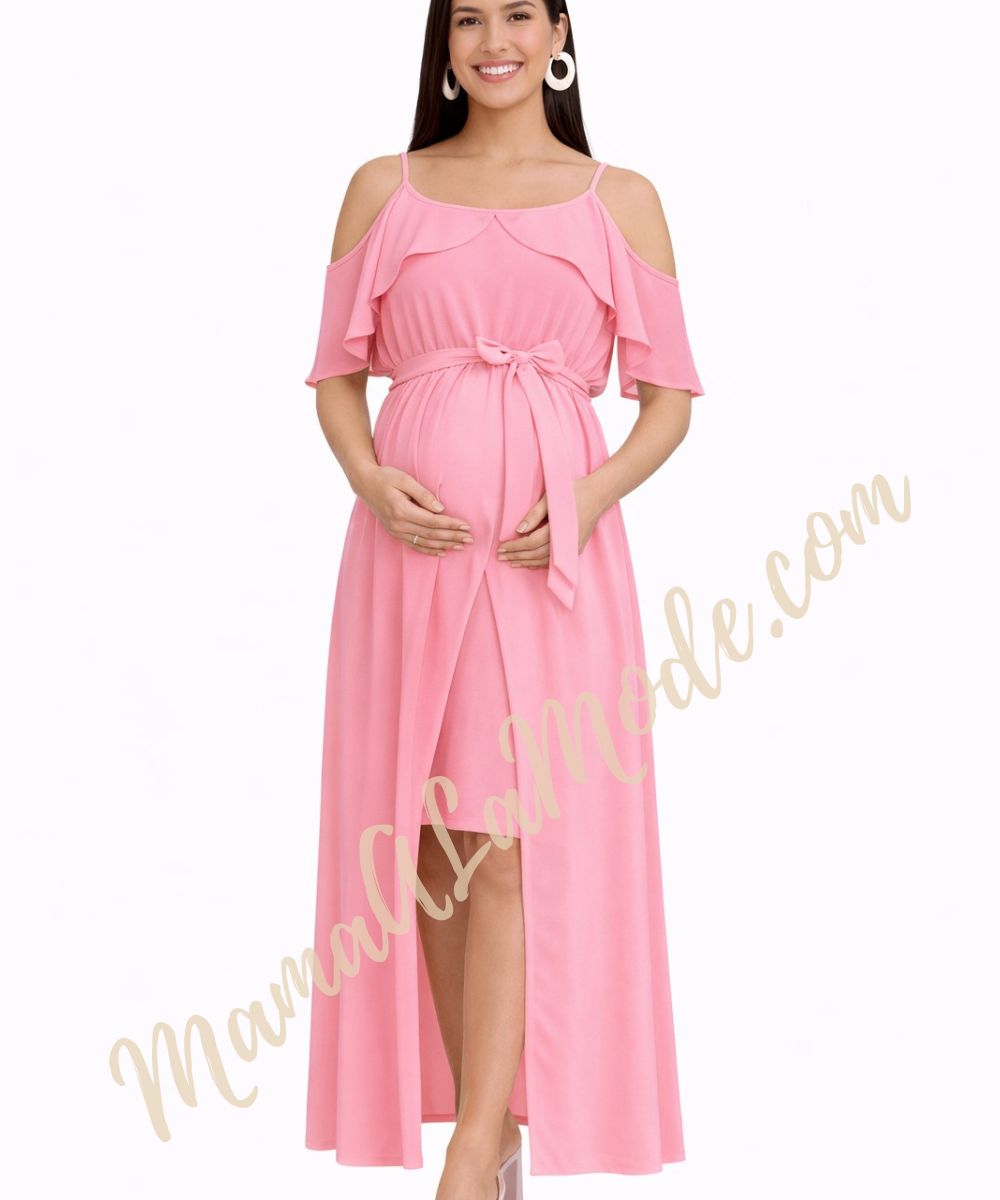 Vestido Materno y de Sesión de Fotos Zarela - Imagen 2