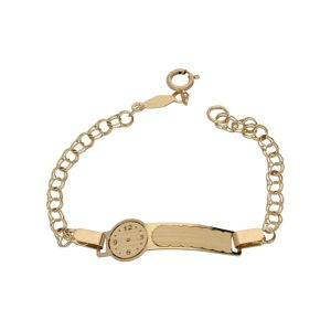 «MEMORA» pulsera bebé oro 9K