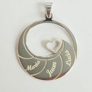 «LOVE WAVE» Colgante. Handmade