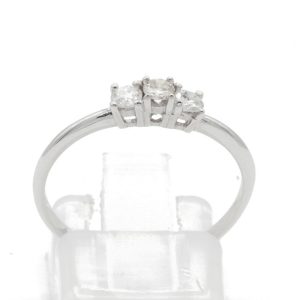 «YOUNG» Anillo Oro blanco 18K con diamantes