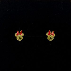 «MINNIE» pendientes Oro 18K