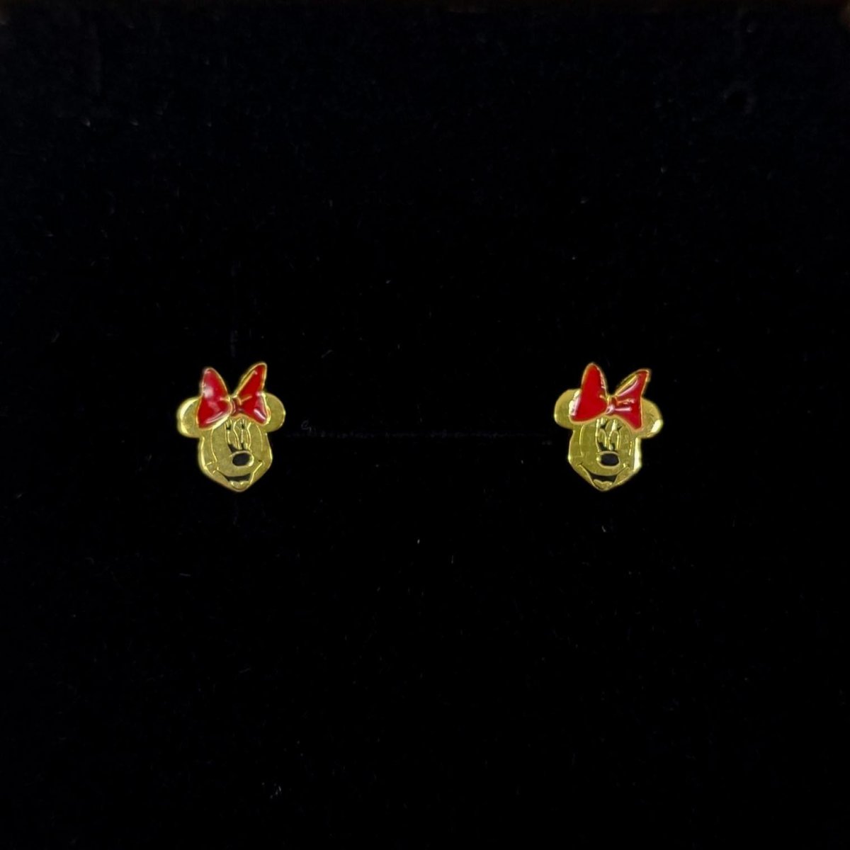 «MINNIE» pendientes Oro 18K - Imagen 2