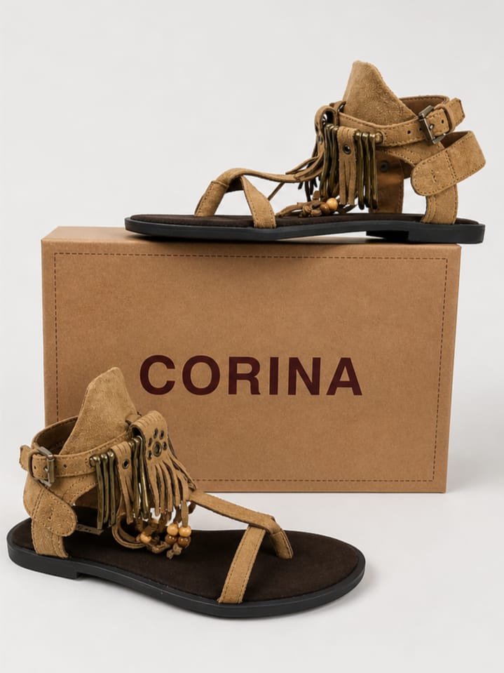 Sandalia con flecos Corina - Imagen 2