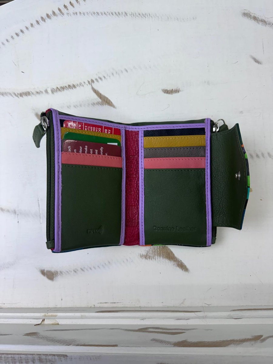 Cartera de gatos pintada a mano - Imagen 4