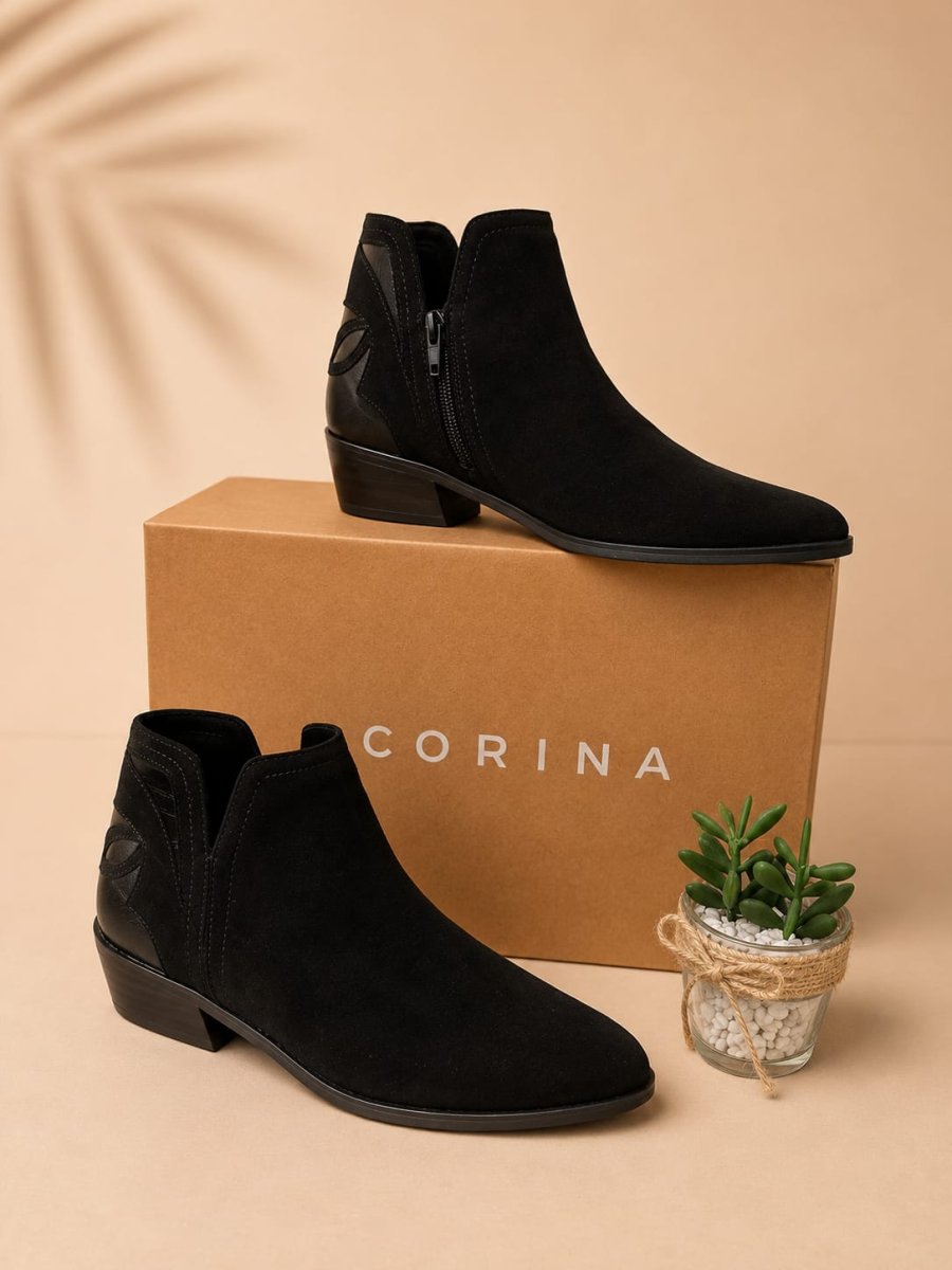 Botín Corina de tacón bajo
