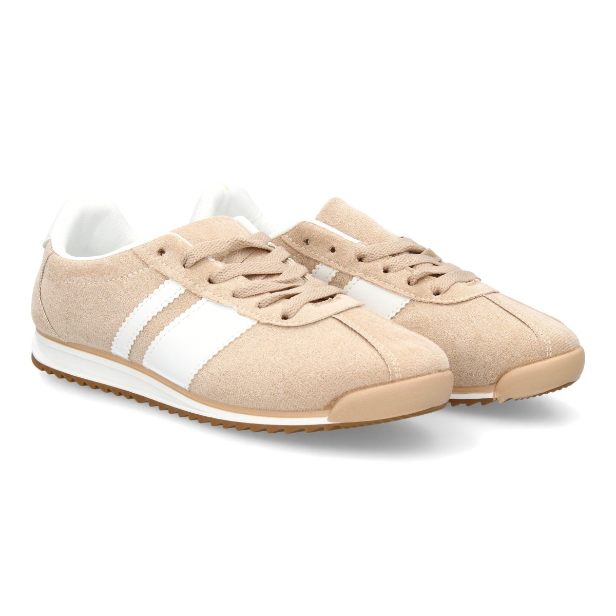 Deportiva estilo retro beige - Imagen 2
