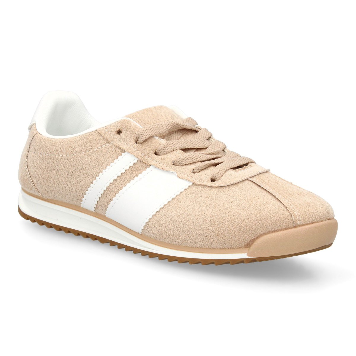 Deportiva estilo retro beige - Imagen 4