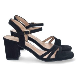 Zapato Tacón Negro Hebilla