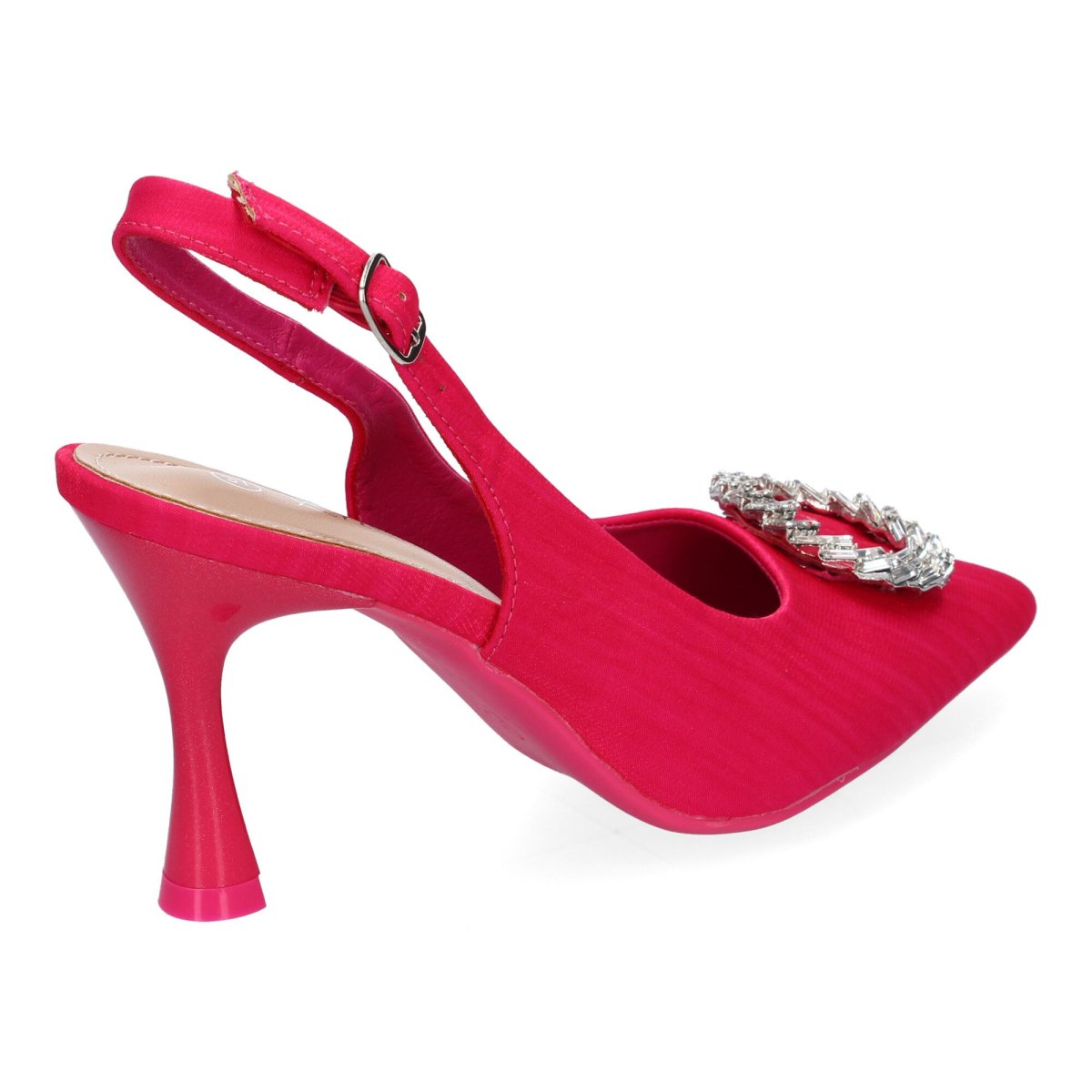 Zapatos salón adorno brillante fucsia - Imagen 5