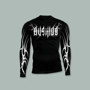 Playera Compresion Yu Flame Manga Larga Moda Urabana