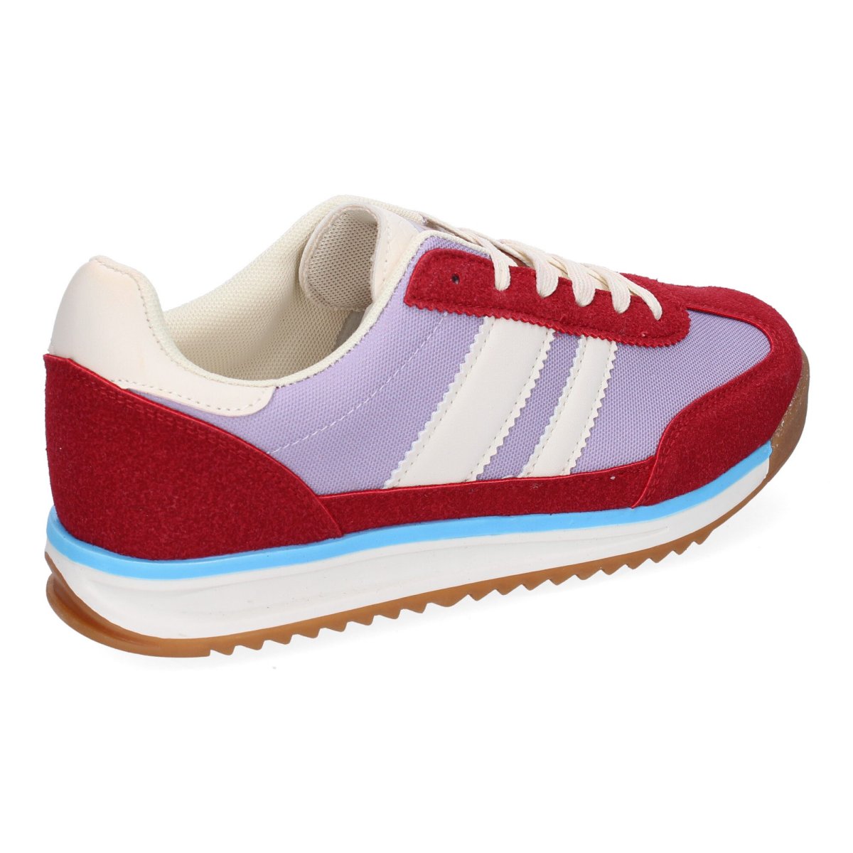 Zapatillas Deportivas Casual Burdeos Sin Estampados - Imagen 5