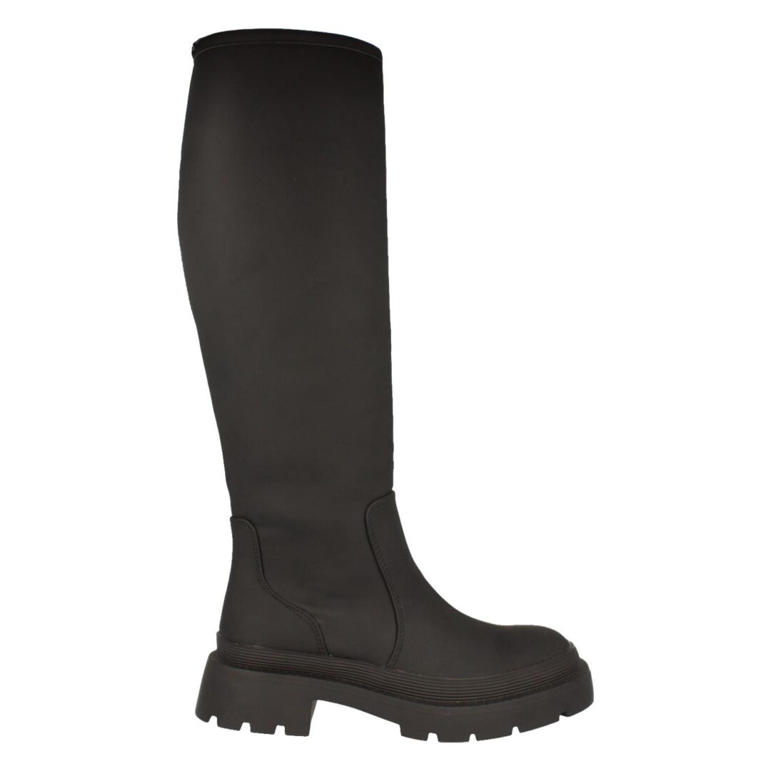 Bota negra básica engomada - Imagen 2
