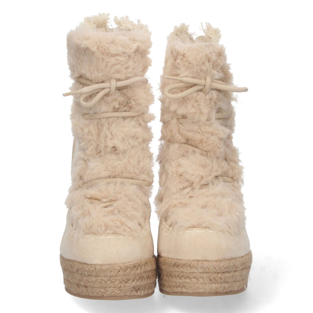 Botín cuña esquimal beige - Imagen 4