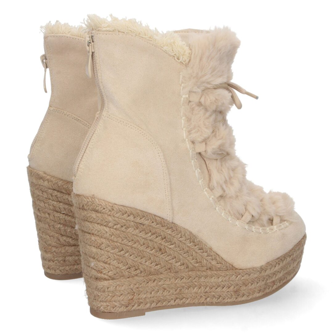 Botín cuña esquimal beige - Imagen 5