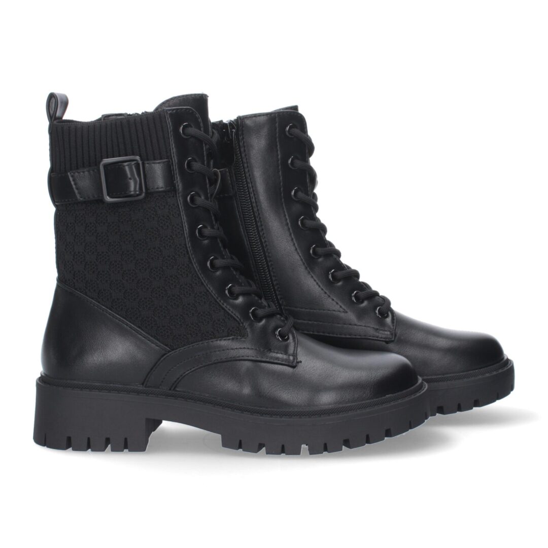 Botas negras altas militares - Imagen 6