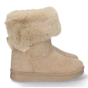 Bota australiana beige ribete pelo