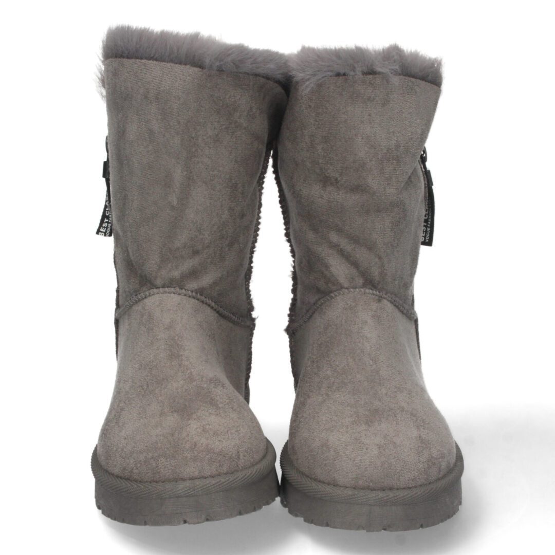 Bota australiana gris cremallera - Imagen 4
