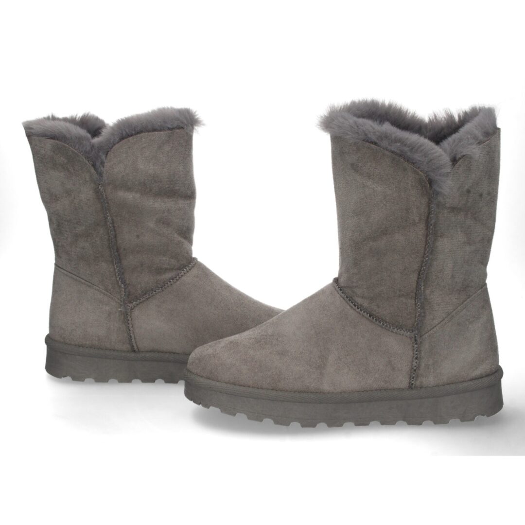 Bota australiana gris cremallera - Imagen 6