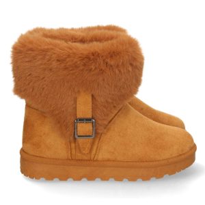 Botines australianos hebilla camel