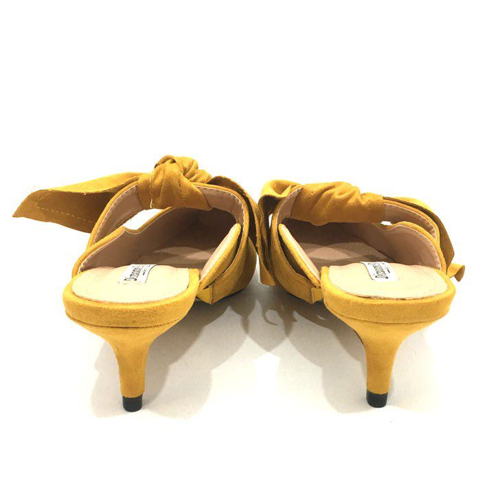 Zapato mostaza tipo mule - Imagen 4