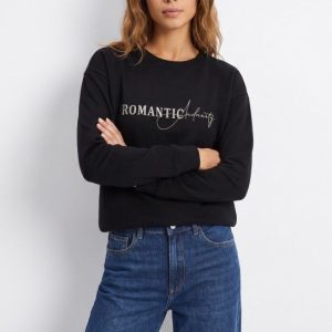 Sudadera de manga larga negra Tiffosi