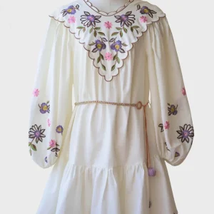 Alémais vestido mini bordado Talla XS-S Nuevo