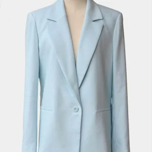 Alice and Olivia Denny blazer color azul cielo Talla 2 (XS) Nuevo