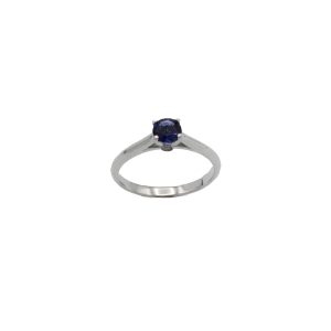 «BLUE SUNRISE» solitario Oro 18K artesanal