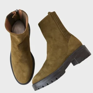 Aquazzura botines Saint Honore combat boots Talla 36.5 verde caqui