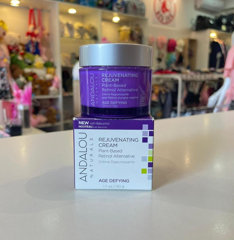 Crema Rejuvenecedora con Bakuchiol – Andalou Naturals Age Defying (50 ml) - Imagen 3