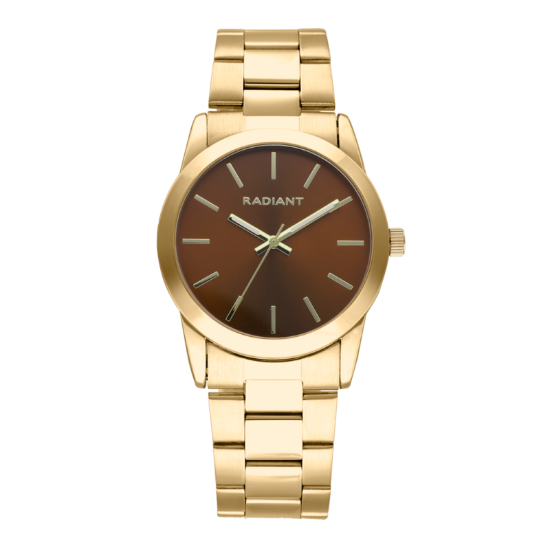 BASIC 36MM IPBROWN DIAL IPG BRACELET - Imagen 2