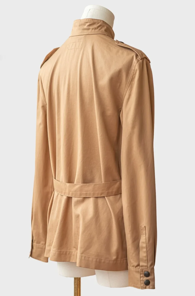 Blumarine cazadora color camel con lentejuelas Talla IT42 (M) - Imagen 6