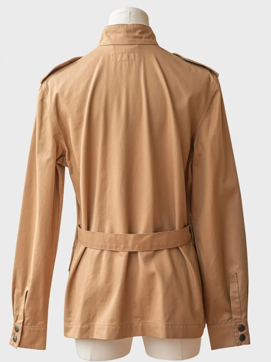Blumarine cazadora color camel con lentejuelas Talla IT42 (M) - Imagen 3