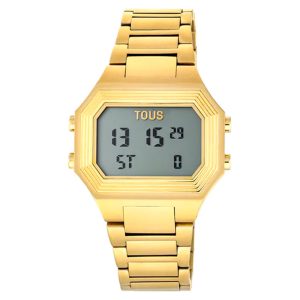 Reloj digital con brazalete de acero Emerald