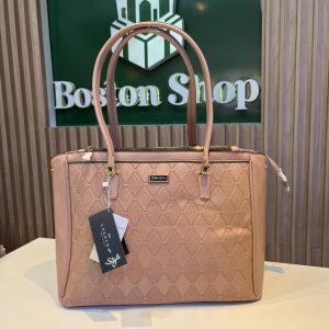 Cartera Chenson Rosa Acolchada con Asas Largas