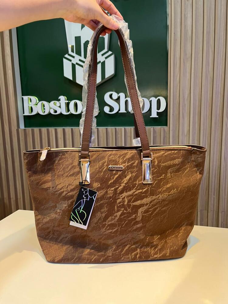 Cartera Chenson Marrón – Detalles Metálicos - Imagen 2