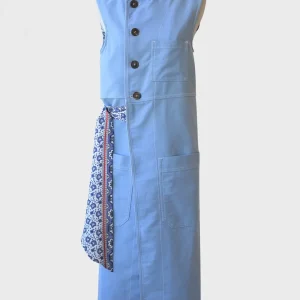 Chloé vestido chaleco de algodón y seda Talla 36 (S)