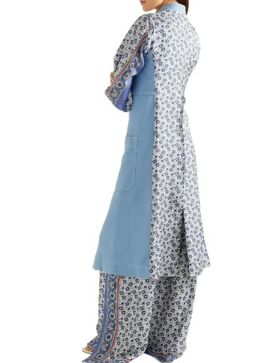 Chloé vestido chaleco de algodón y seda Talla 36 (S) - Imagen 4