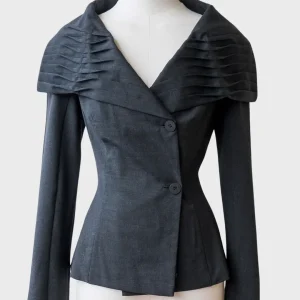 Dior blazer gris antracita de cachemira Talla FR34 (XS-S)